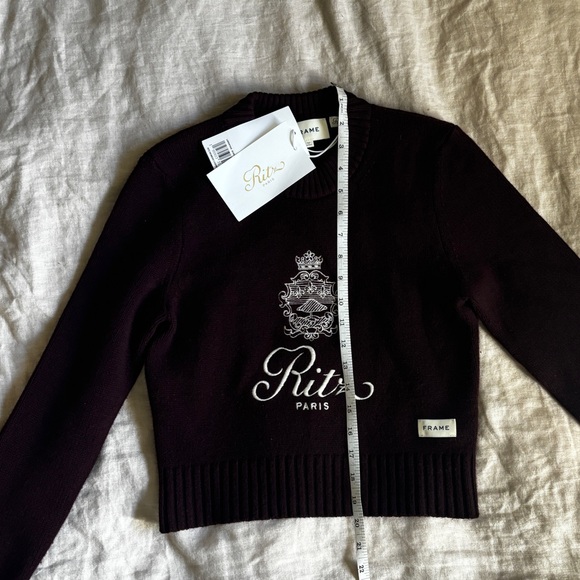 Sold-FRAME x Ritz Paris Cashmere Sweater - Picture 7 of 8